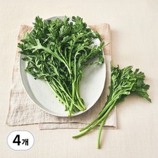 국내산 유기농 인증 쑥갓, 4개, 150g