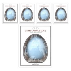 2young Design 蛋型時光膠囊 ver 3 信紙, 顏色隨機, 5個裝