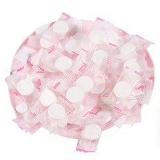 떼루와 蠶絲壓縮硬幣面膜紙, 100個, 單一顏色