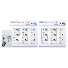 牽牛花獨島橡皮擦, 白色, 48個