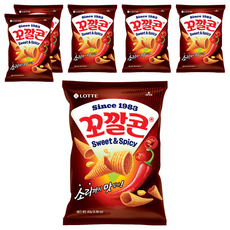 Kokkal Corn 玉米脆角, 濃郁辣味口感, 酥脆好吃, 67g, 6包