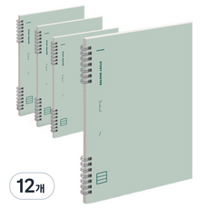 MUNID IS SPRING 橫線筆記本, 綠色, 12本