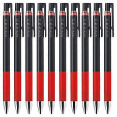 파이롯트 쥬스업 볼펜 0.5mm, 10개, 레드