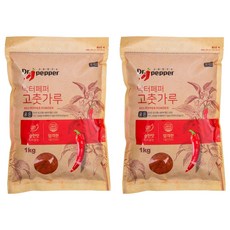 고추연구소 굵은 고춧가루, 1kg, 2개