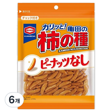 龜田製菓 柿之種 無花生米果, 6個, 100g