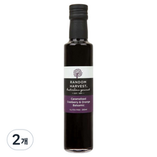 RANDOM HARVEST 焦糖蔓越莓柳橙巴薩米克醋, 2個, 250ml
