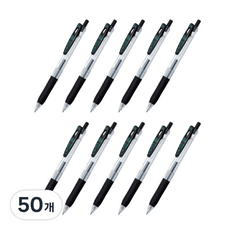 ZEBRA 斑馬牌 SARASA 夾式中性筆 JJS15 0.4mm, 黑色, 50個