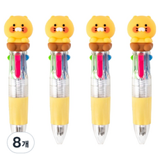 KAKAO FRIENDS 迷你公仔4色原子筆 0.7mm, 春植, 8個