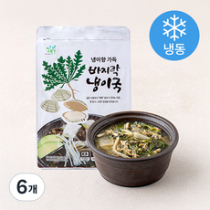 정옥 향긋한 바지락 냉이국 (냉동), 500g, 6개