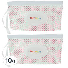 Yecomam 純棉紙巾專用分裝袋, 10個, 混色