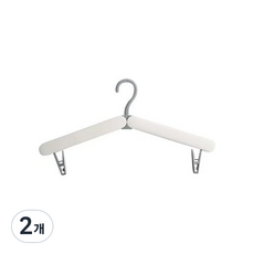 Joo's shop 可折疊移動衣架, 白色, 2個