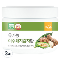 토종마을 여주돼지감자환, 3개, 200g