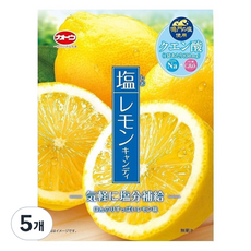 카토캔디 시오 레몬향 캔디, 55g, 5개