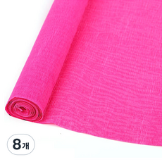 마다꾸미 주름 구김지 로즈핑크 50 x 250 cm, 8개, 1색