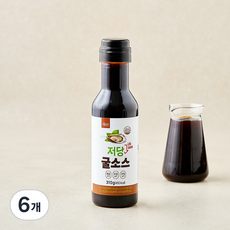 이음푸드 저당 굴소스, 310g, 6개