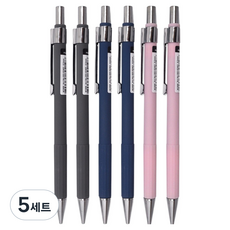 미소로 1000 모던 컬러 샤프 진그레이 2p + 블루 2p + 핑크 2p 세트 2461, 5세트, 0.5mm