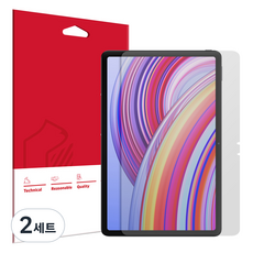 스코코 태블릿 지문방지 저반사 액정보호필름, 2세트