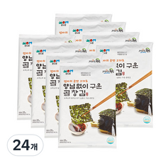 완도맘 엄마 손맛 그대로 양념없이 구운 곱창김, 20g, 24개