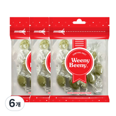 Weeny Beeny 尤加利薄荷糖 無糖, 50g, 6袋