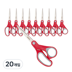 3M Scotch 多用途大剪刀, 紅色, 20入