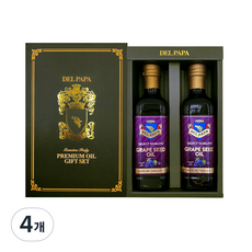 DEL PAPA 2號葡萄籽油 500ml, 4瓶