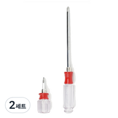 英雄 透明兩用螺絲起子組 6386100, 2組