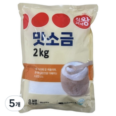 식자재왕 맛소금, 5개, 2kg