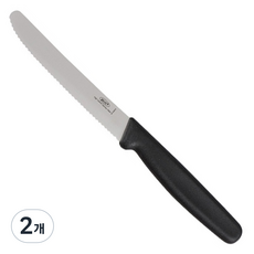 제우스 칼라 톱니과도, 블랙, 2개