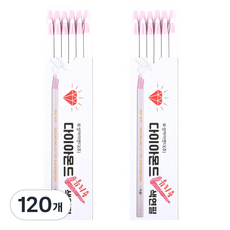 보성아이엔디 다이아몬드 유리용 색연필 백색, 1색, 120개