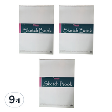 希望筆記紙專業用優質米色內頁素描本, 4開, 11張, 9個