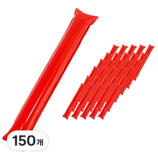 라볼페 블링 색상 축하 이벤트 스틱풍선 60 x 11 cm, 레드, 150개