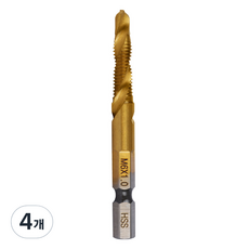 EX-POWER 鑽孔絲攻 M6 EDT-06, 4個