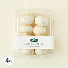프리미엄 부여산 양송이버섯, 180g, 4개