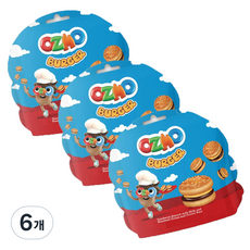ozmo 漢堡造型巧克力夾心餅乾, 單品, 6包
