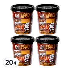 탑볶이 컵 짜장맛, 173g, 20개