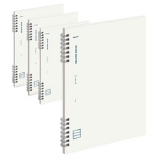 MUNID IS SPRING 橫線筆記本, 象牙白, 4本