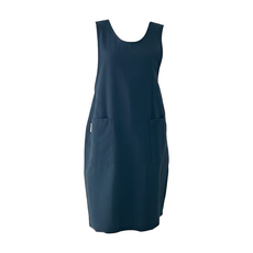 Hansday 韓國製防水長版開衩圍裙 - 海軍藍, 1件