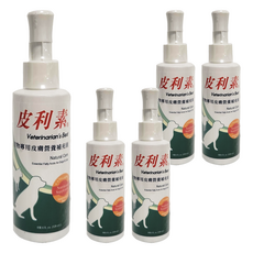 Veterinarian's Best 巔峰 皮利素 寵物專用皮膚營養補充液, Natural Care, 含Omega-3, Omega-6, 120ml, 皮膚/毛髮, 5瓶