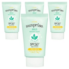 에뛰드 선프라이즈 마일드 워터리 라이트 선 젤 SPF50+ PA++++, 50g, 4개