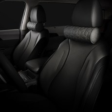 VENDICT 쉼 ver2 車用記憶棉頸枕, 黑色, 2個