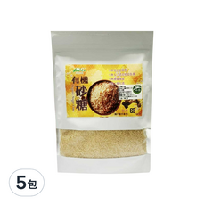 茂格生機 有機砂糖, 450g, 5包