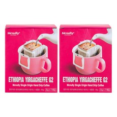 McNulty Coffee 衣索比亞耶加雪菲濾掛咖啡, 8g, 7包, 2盒