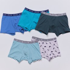 ELLE INNERWEAR 男童每日學生四角褲5件組