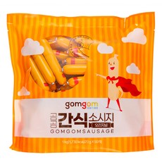 gomgom 韓式香腸 原味, 1kg, 1袋
