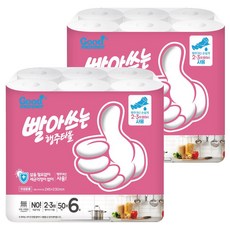 Good manner 可洗式廚房紙巾, 50張, 12捲