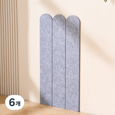 레드퍼피 부착형 펠트 스크래쳐, 그레이, 6개