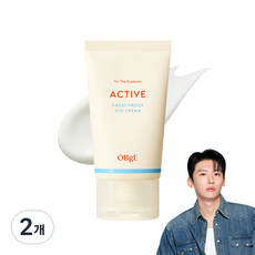 오브제 액티브 스웨트프루프 선크림 SPF50+ PA++++, 2개, 50ml