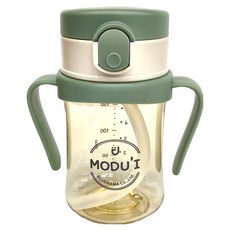 MODU'I BLUEMAMA 幼兒彈蓋PPSU防漏學習杯, 薄荷綠, 200ml, 1個