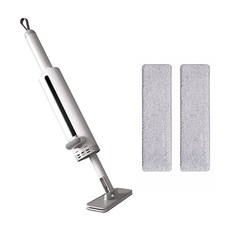 小麥購物 迷你小拖把 G646 小拖把 + 拖把布 x 2, 小拖把 46cm + 拖把布長 16 x 5cm 小拖把 193g + 拖把替換布 7g 46 x 16 x 4.5cm, 1組