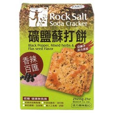 正哲生技 礦鹽蘇打餅 香辣百匯, 380g, 1包